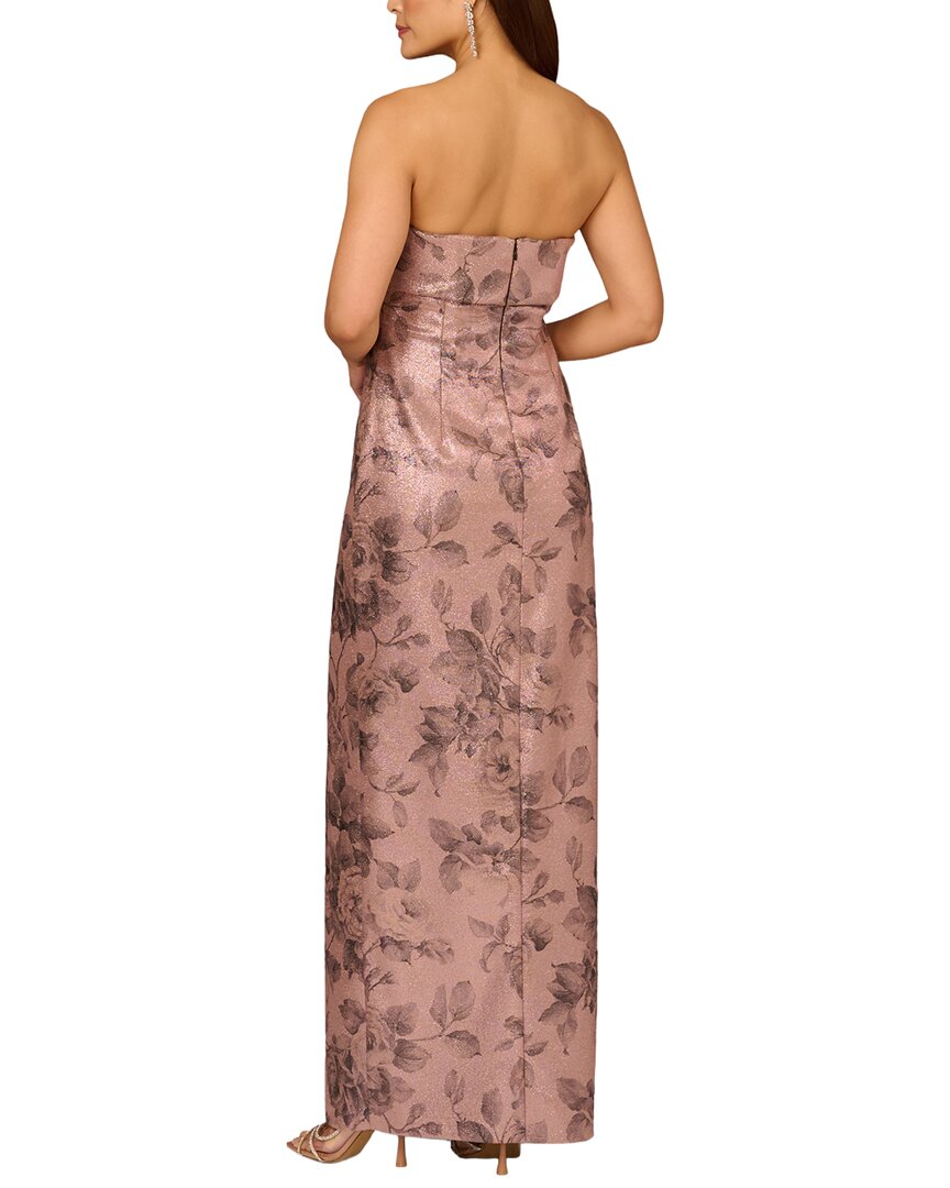 Aidan Mattox Printed Jacquard Dress