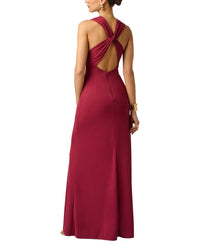 Adrianna Eve Artisan Matte Jersey Long Dress