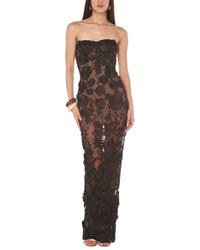 Bronx And Banco Jasmine Black Maxi Dress