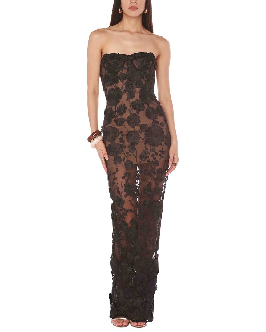 Bronx And Banco Jasmine Black Maxi Dress