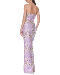 Bronx And Banco Sienna Sequin Dahlia Strapless Maxi Dress