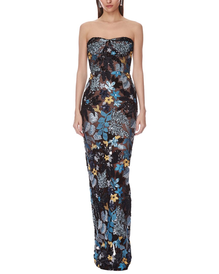 Bronx And Banco Dahlia Strapless Maxi Dress