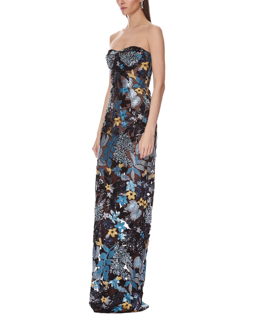 Bronx And Banco Dahlia Strapless Maxi Dress