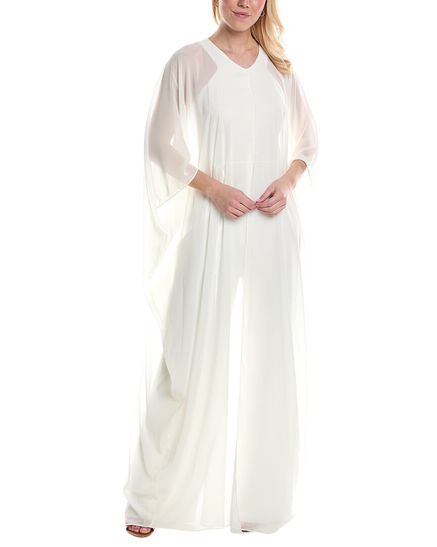 Halston Nyla Jumpsuit 0 White