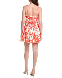 Amur Pintuck Mini Dress