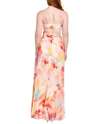 Amur Lisle Pleated Gown