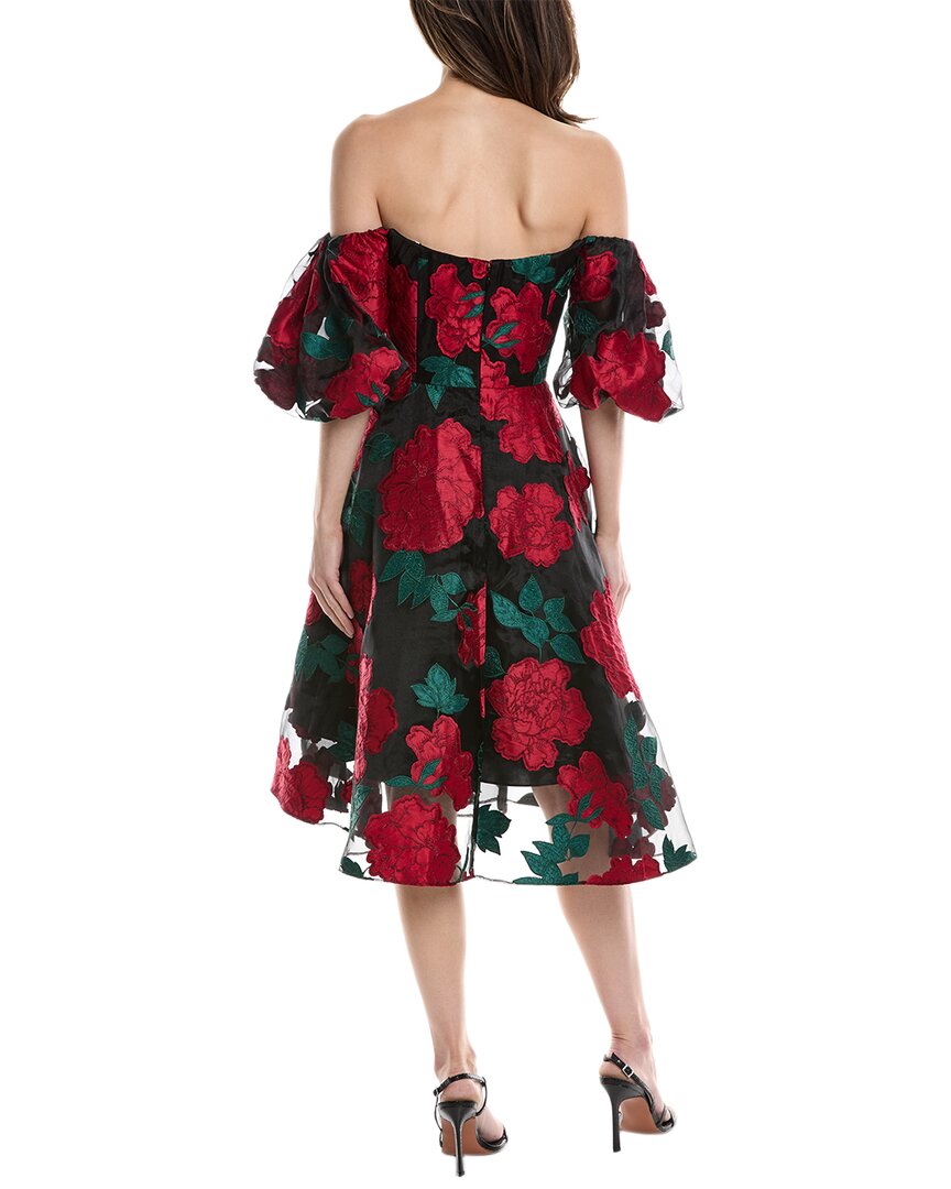 Marchesa Notte Marchesa Notte Off-The-Shoulder Cocktail Dress