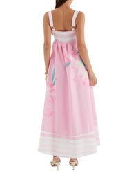 Oloey Printed Maxi Dress