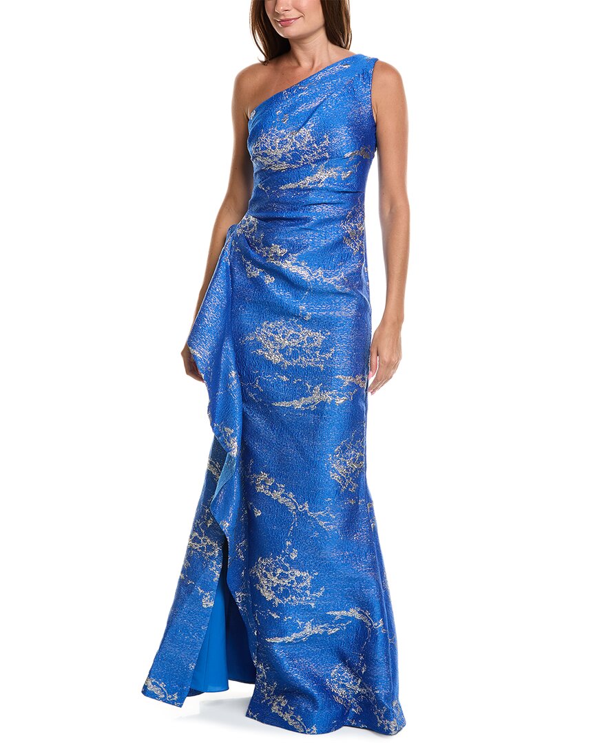 Teri Jon by Rickie Freeman Teri Jon By Rickie Freeman Printed Maxi Dress