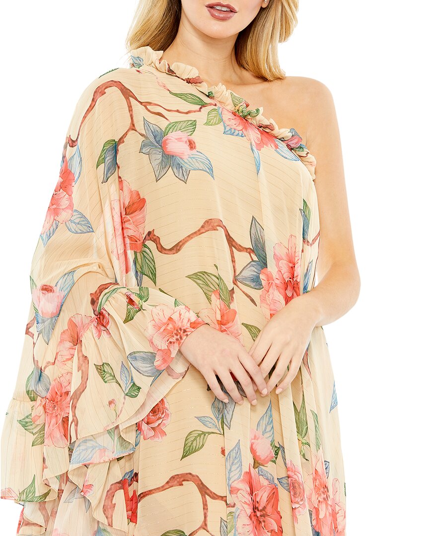 Mac Duggal Cape Trapeze Dress