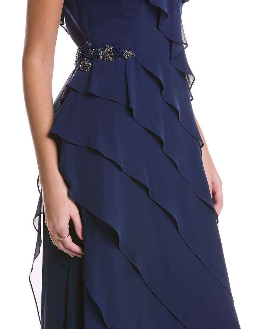 Teri Jon By Rickie Freeman Georgette Gown