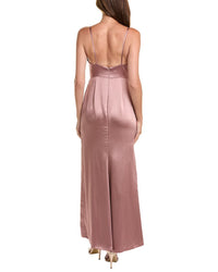 Dessy Collection Cowl Neck Maxi Dress