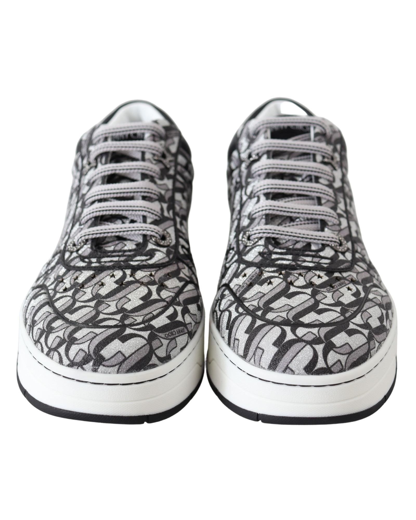 Jimmy Choo JC PARIS Glitter Fabric Sneakers