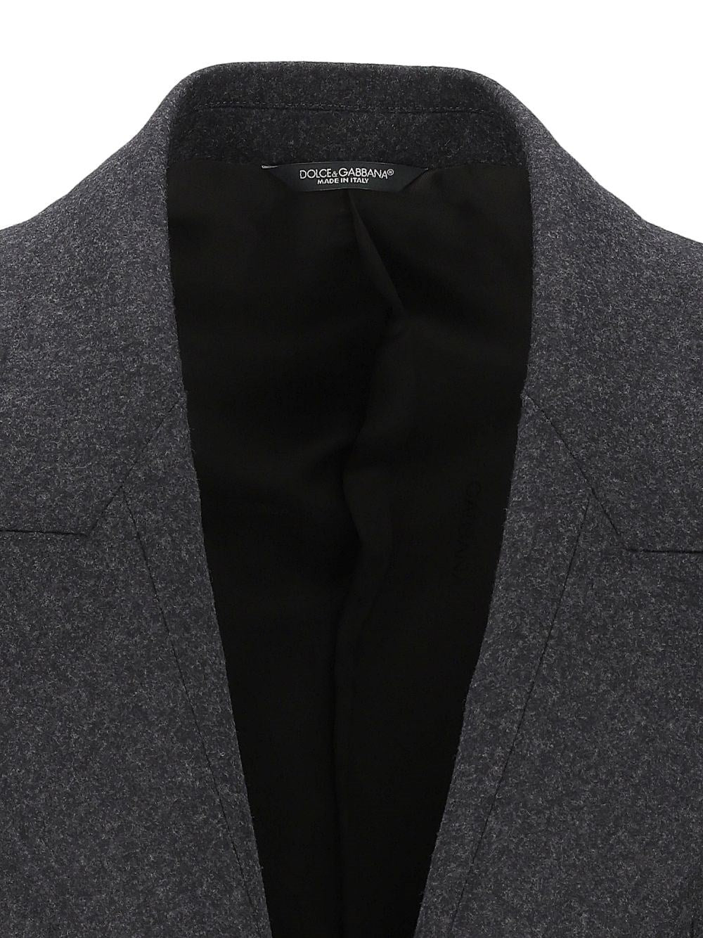 Dolce & Gabbana Men Sinatra Single-Breasted Wool Flannel Jacket