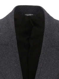 Dolce & Gabbana Men Sinatra Single-Breasted Wool Flannel Jacket