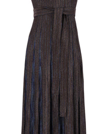 Missoni Women Long Lamé Viscose Dress With A Belt