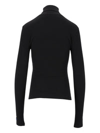 Celine Celine Women Stretch Cotton Jersey Turtleneck