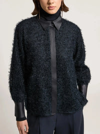 Peserico Women Tulle Shirt With Satin Collar