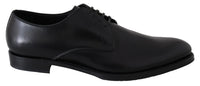 Dolce & Gabbana Dolce & Gabbana Black Leather SARTORIA Hand Made Men's Shoes