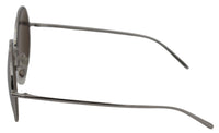 Dolce & Gabbana Dolce & Gabbana Silver Plated Round Gray Le nses Women Women's Sunglasses