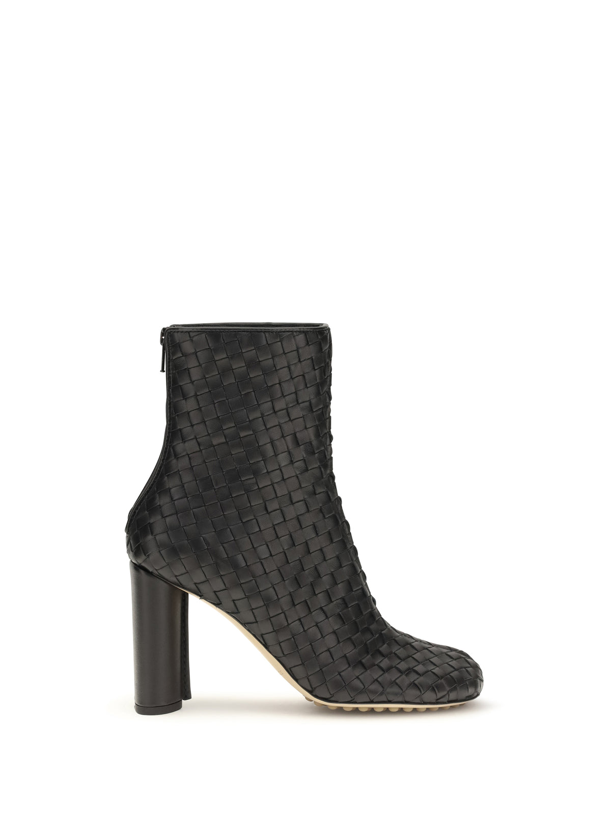 Bottega Veneta Women Cherry Intrecciato Ankle Boots