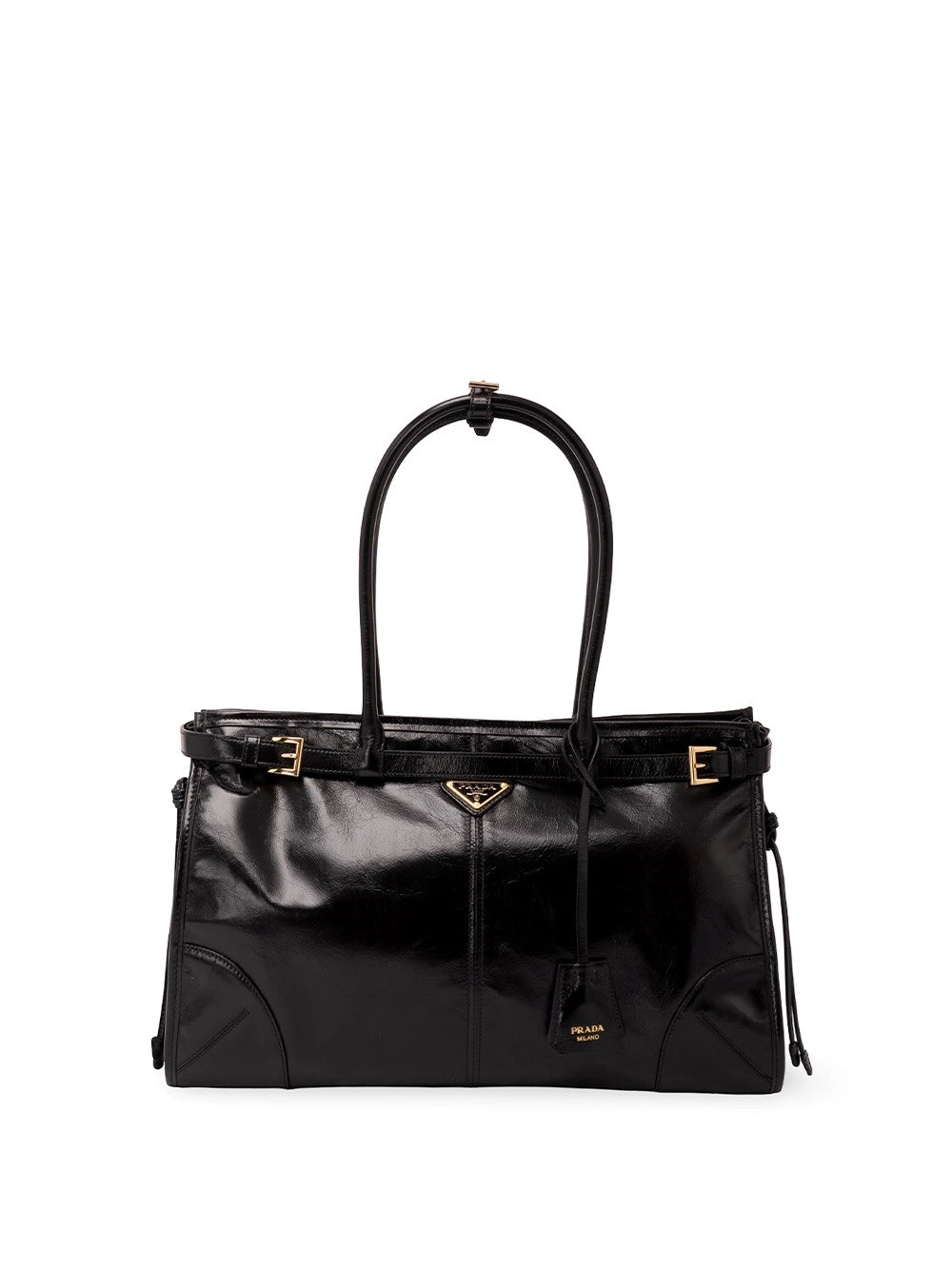 Prada Women Prada Bonnie Large Leather Bag