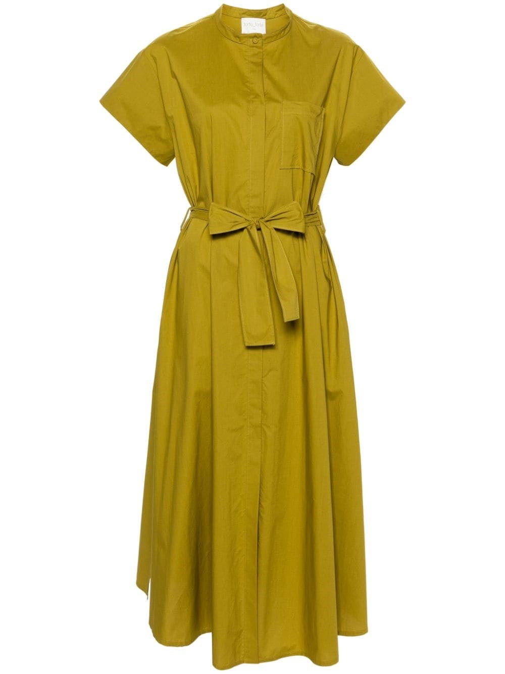 Forte_Forte Women Green Cotton Shirtdress
