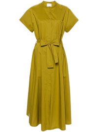 Forte_Forte Women Green Cotton Shirtdress