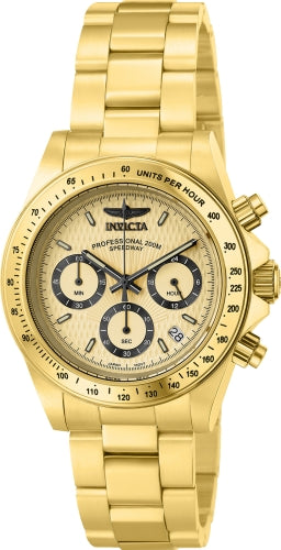 Invicta Men's Speedway Gold Dial Watch - 14929