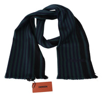 Missoni Multicolor Striped Wool Unisex Neck Wrap Men's Shawl