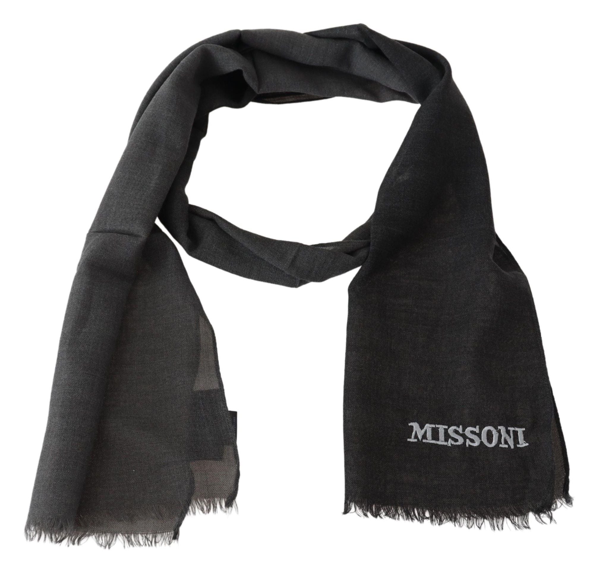 Missoni Sumptuous Wool Scarf with Men's Fringes