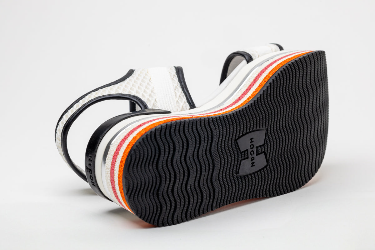 Hogan H222 Platform Mesh Sandals