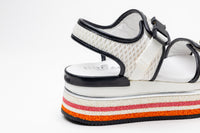 Hogan H222 Platform Mesh Sandals