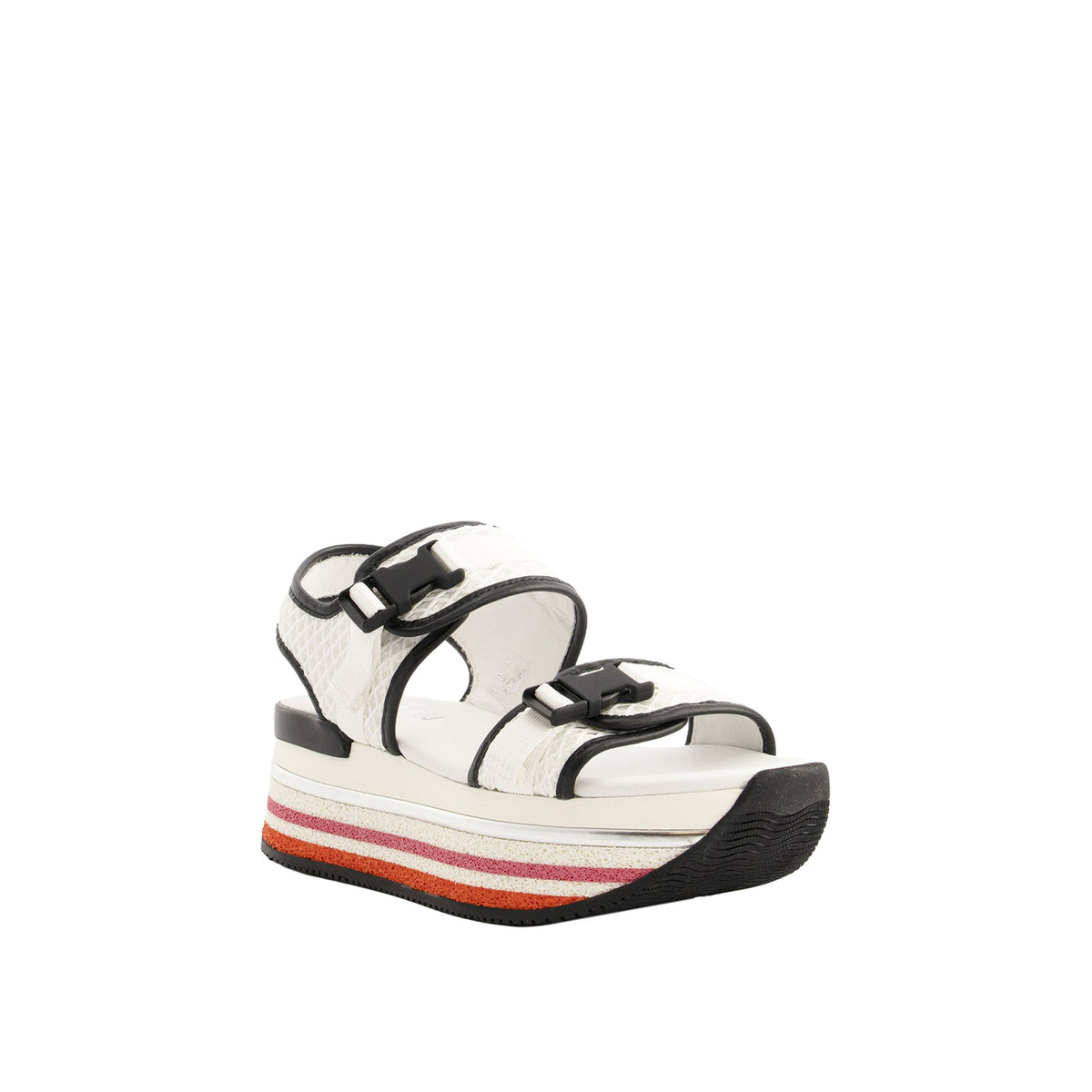 Hogan H222 Platform Mesh Sandals