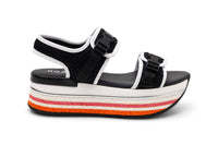 Hogan H222 Platform Mesh Sandals