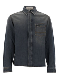 Golden Goose Men Cotton Denim Shirt
