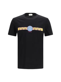 Versace Men Slim Cotton Jersey T-Shirt