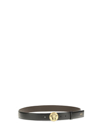 Versace Men Medusa Buckle Leather Belt