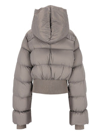 Rick Owens Women Short Down Jacket With Hood