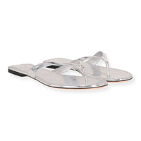 Tory Burch Womens Platinum Flip-Flop