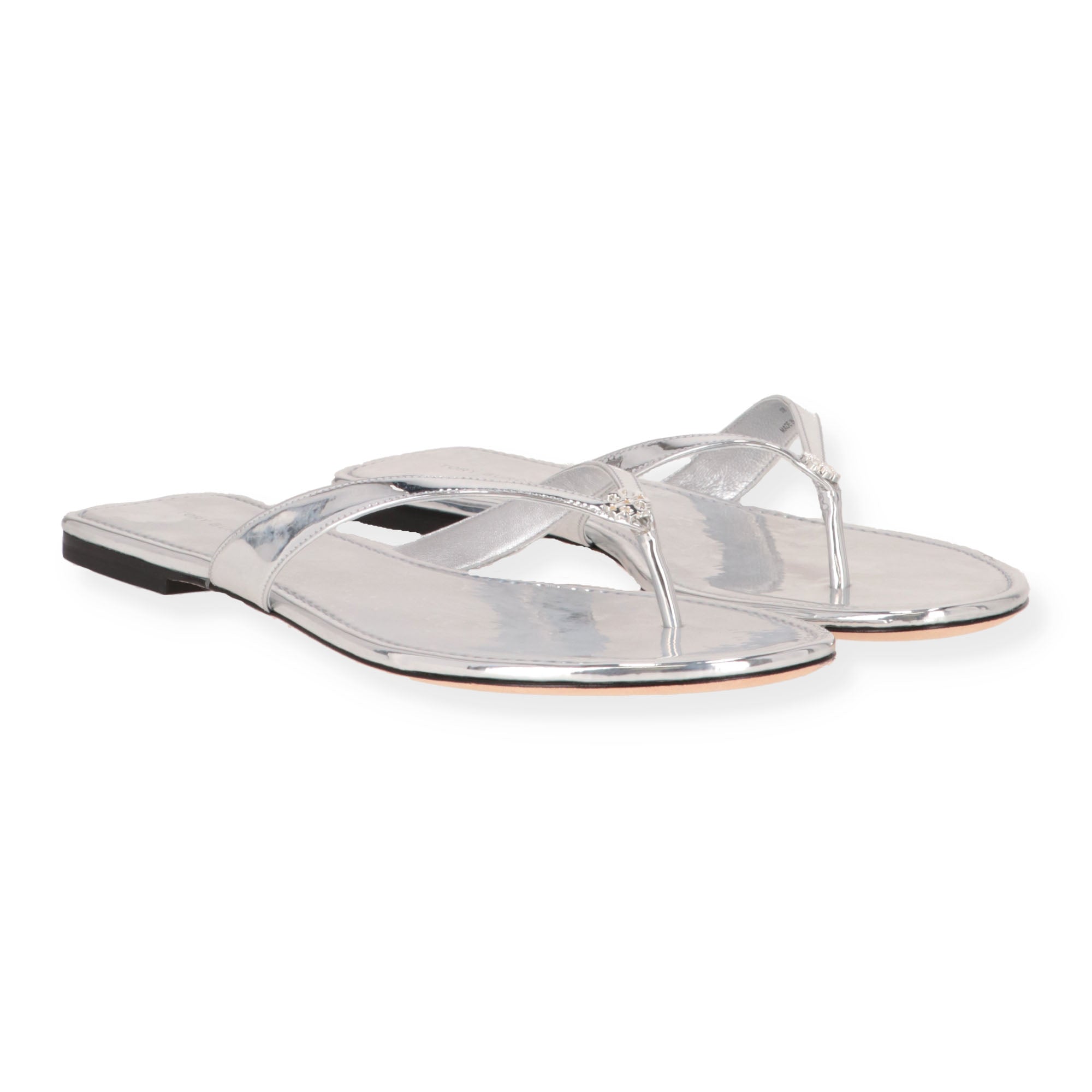Tory Burch Womens Platinum Flip-Flop