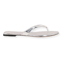 Tory Burch Womens Platinum Flip-Flop