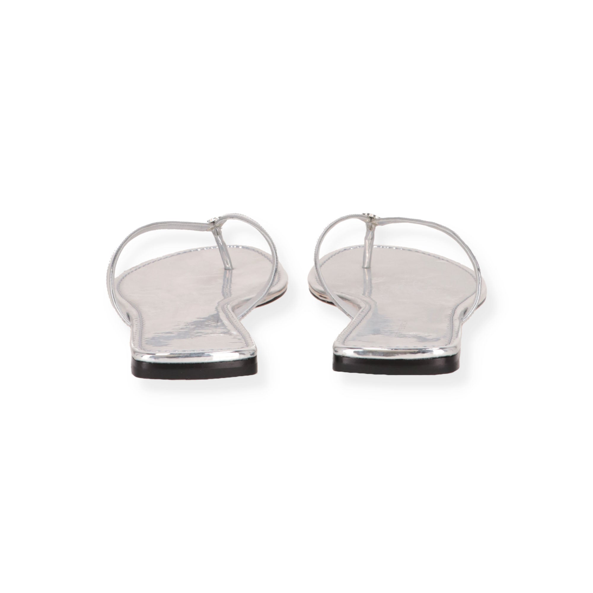 Tory Burch Womens Platinum Flip-Flop