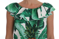 Dolce & Gabbana Pineapple Banana Sequins Blouse Women's T-shirt