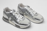 Hogan Metallic Ribbed Panel Sneakers