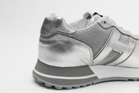 Hogan Metallic Ribbed Panel Sneakers