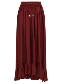 ZIMMERMANN Aster Silk Maxi Skirt Women