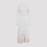 Alberta Ferretti Velvet Midi Dress Women
