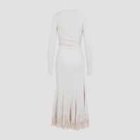 Alberta Ferretti Velvet Midi Dress Women