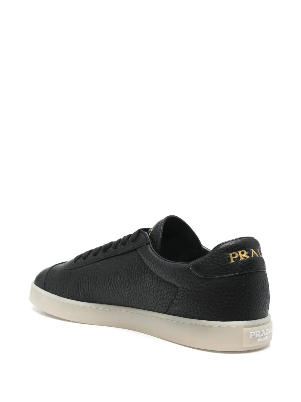 PRADA Prada Men Lane Grained Leather Sneakers